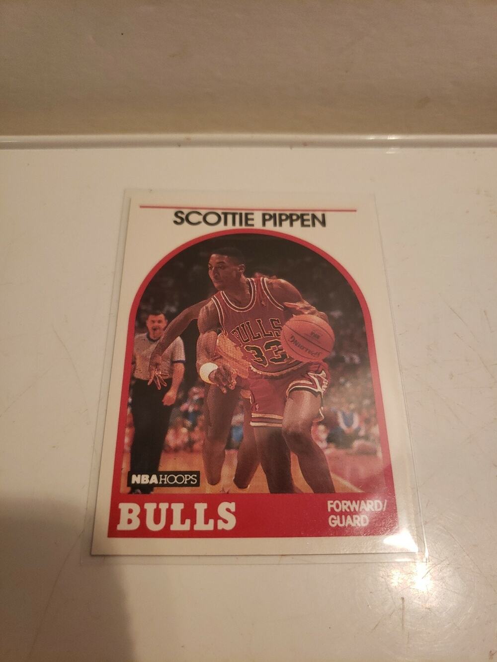 Scottie Pippen 1989-1990 NBA Hoops #244 - Chicago Bulls - HOF - Fresh Pull